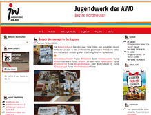Tablet Screenshot of jugendwerk-nordhessen.de